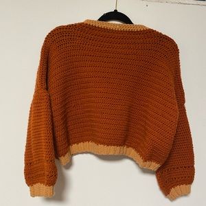 Handmade crochet sweater